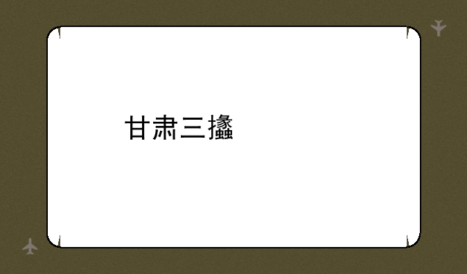 甘肃三支一扶排名啥时候出